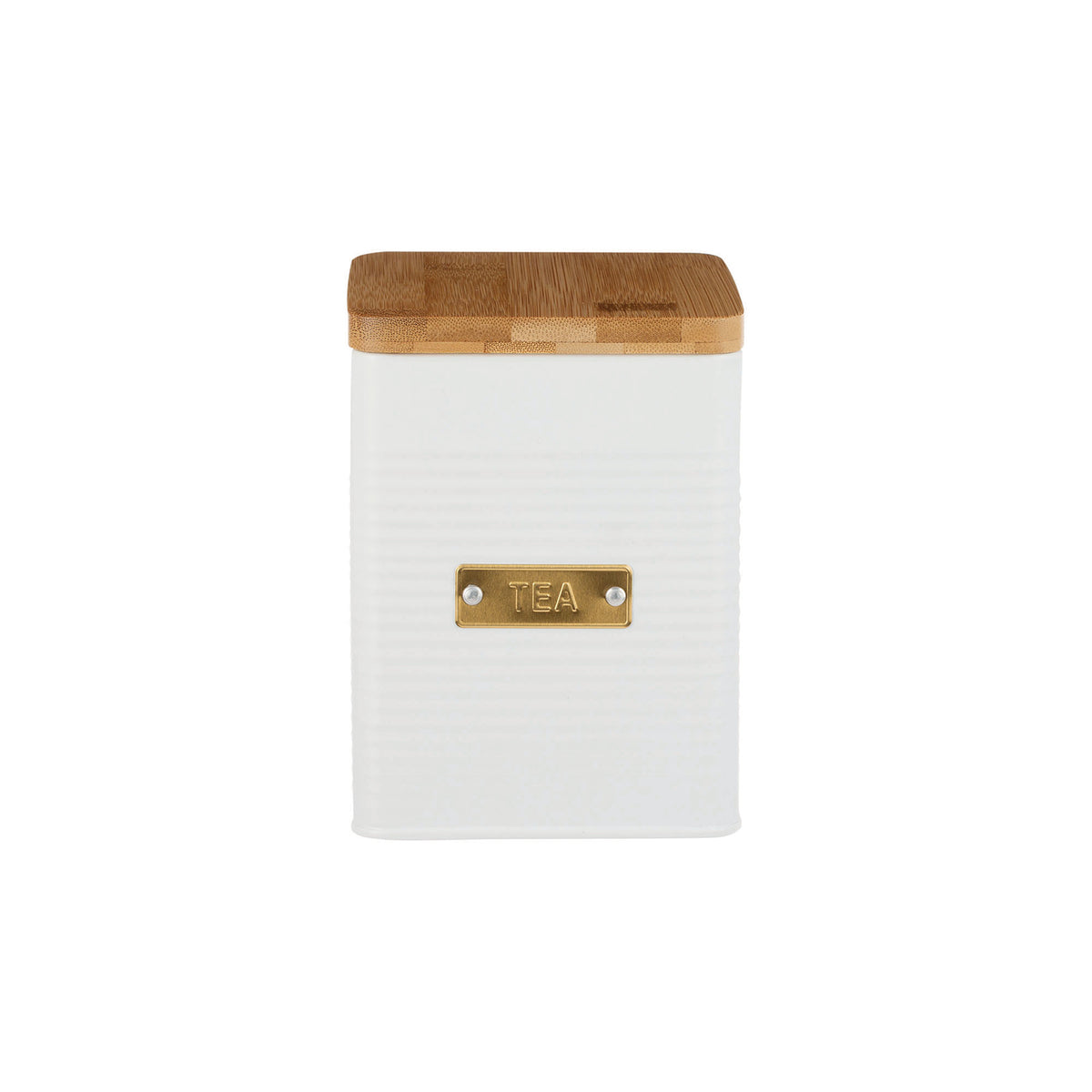 White TYPHOON Vorratsbehälter (storage container) with a clear lid, designed for kitchen organization and food storage.