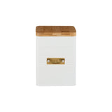 White TYPHOON Vorratsbehälter (storage container) with a clear lid, designed for kitchen organization and food storage.