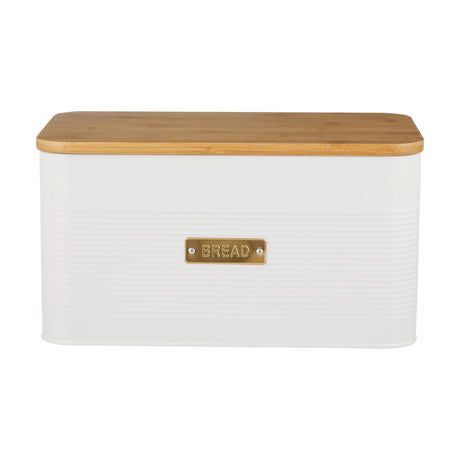 White TYPHOON Vorratsbehälter (storage container) with a sleek design, suitable for organizing in the kitchen or pantry.