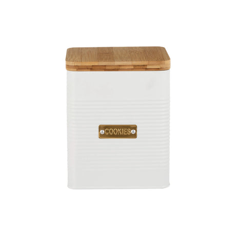 White TYPHOON Vorratsbehälter storage container with a sleek, modern design for kitchen organization.