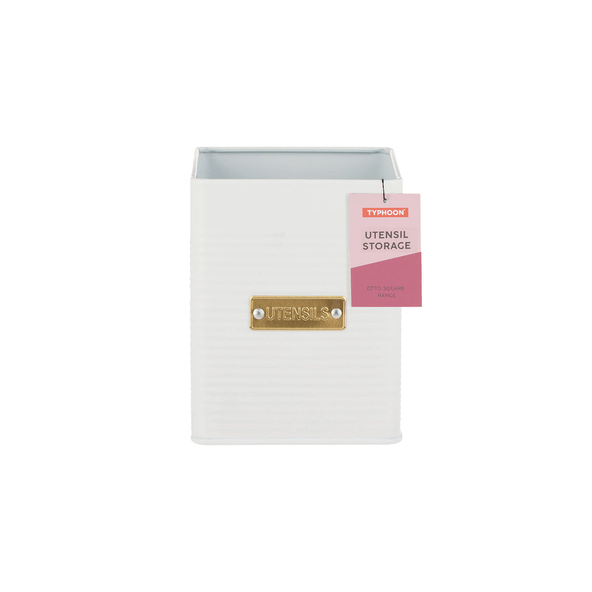White TYPHOON Vorratsbehälter storage container with a clear lid for kitchen organization.