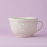 Mason Cash In The Meadow transparent mixing bowl with floral pattern, ideal for baking and kitchen prep.