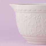 Mason Cash In The Meadow transparent mixing bowl with floral pattern, sturdy ceramic Rührschüssel for baking and cooking.