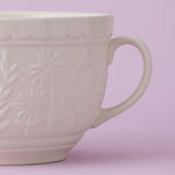 Mason Cash In The Meadow transparent mixing bowl with floral pattern, ideal for baking and kitchen prep.