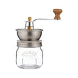 KILNER spice mill jar with clear 250ml glass container and adjustable grinder for herbs and spices.