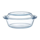 Rectangular Mason Cash Classic baking dish with clear glass design for oven use, showcasing its sleek, durable appearance.