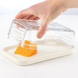 KILNER cheese dome, clear glass Käseglocke, 24 cm diameter, ideal for storing and displaying cheese.