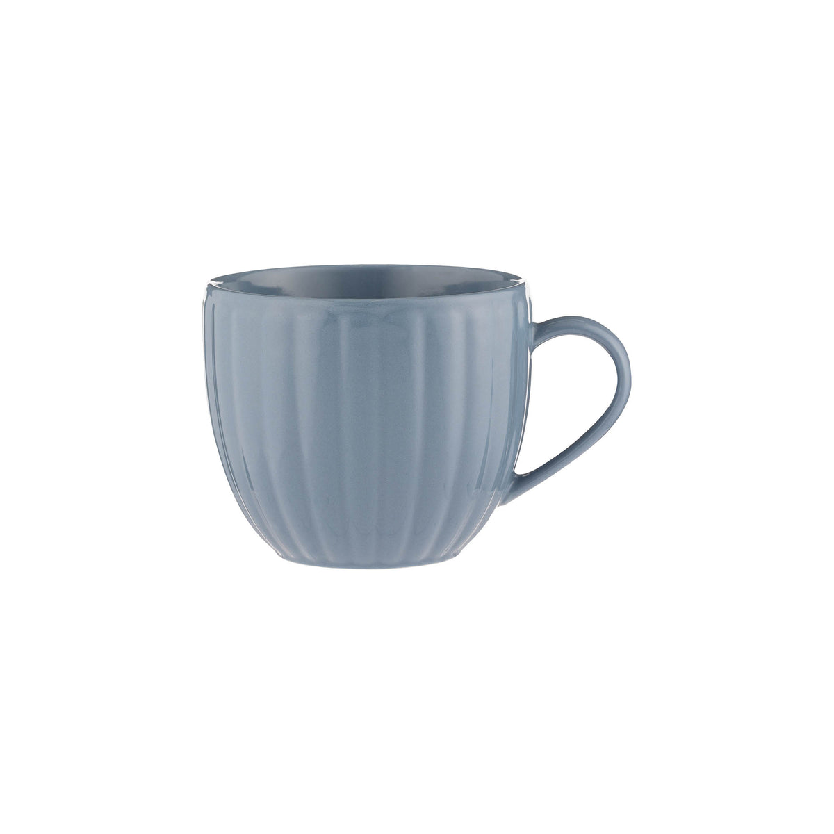 Blue P & K Luxe tasse with 460 ML capacity, stylish ceramic mug for hot beverages, featuring a modern design.