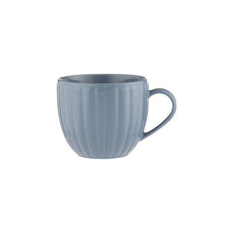 Blue P & K Luxe tasse with 460 ML capacity, stylish ceramic mug for hot beverages, featuring a modern design.