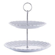 Price & Kensington Keks-Etagére in white, elegant multi-tiered cookie stand with a sleek design and decorative accents.