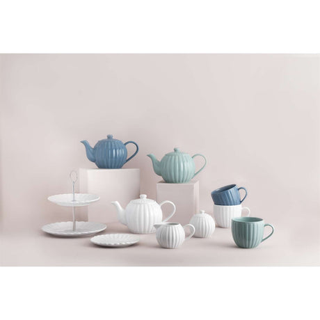 Blue Luxe tasse by Price & Kensington, 460ml ceramic mug with elegant design, ideal for hot beverages.