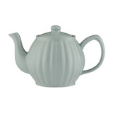 White P & K Kensington Luxe teapot with six cups, elegant design for serving tea in a stylish setting.
