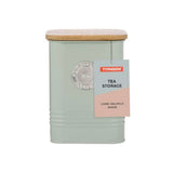TYPHOON SQUIRCLE mint storage container with a clear lid and colorful design, ideal for kitchen pantry organization.