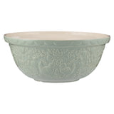 Orange Mason Cash mixing bowl with "Home to Roost" design, round ceramic rührschüssel for baking and kitchen use.