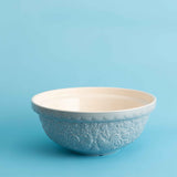 Orange Mason Cash mixing bowl with "Home to Roost" design, large ceramic rührschüssel for baking and kitchen prep.