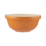 Mason Cash orange ceramic mixing bowl from the Home to Roost collection, with a smooth finish and sturdy design.