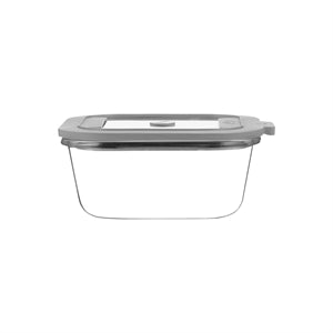 KILNER Fresh Storage container for food preservation, clear plastic jar with lid, ideal for storing dried or fresh food items.