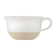 Beige Mason Cash Rustic Charm mixing bowl, 20 cm diameter, ceramic with a rustic textured finish for baking and kitchen use.