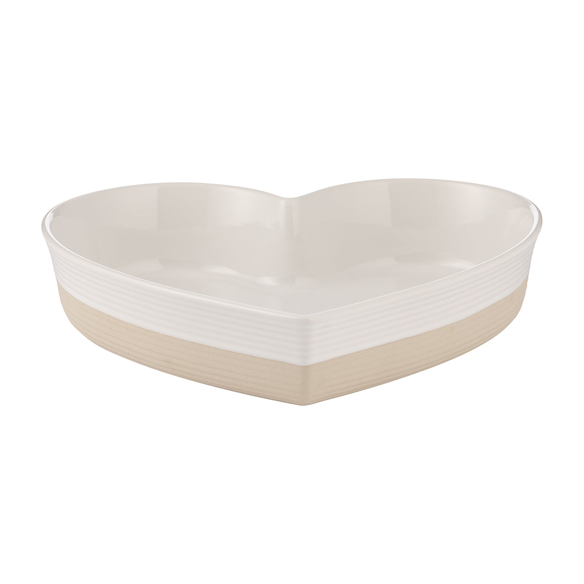 Mason Cash Rustic Charm beige ceramic baking dish, ovenproof Auflaufform with rustic design for baking and serving.
