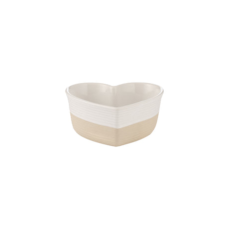 Mason Cash Rustic Charm beige baking dish, ceramic Auflaufform with a rustic design, ideal for oven and table presentation.