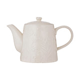 Mason Cash Teekanne in In The Meadow design, white ceramic teapot with floral pattern, includes two matching teacups.