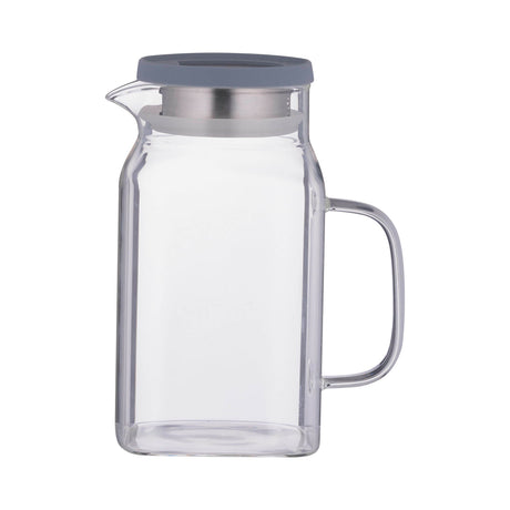 Clear 1.2L KILNER glass jug with a sturdy handle and wide opening, ideal for serving beverages or storing liquids.