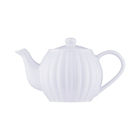 P & K Kensington Teekanne in Taubenblau with two matching tea cups, ceramic tea set with elegant blue design.