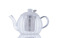 Clear P & K PRICE & KENSINGTON Teekanne Luxe teapot with a sleek, modern design, shown from a front view.
