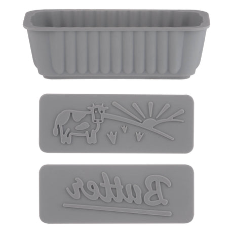 KILNER silicone butterform mold for 250g butter, flexible and non-stick, with a clear view of the product's shape and design.