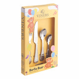 VINERS Kinderbesteck 3er-Set in Edelstahl, child-friendly utensils with colorful handles for kids' meals