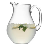 LSA Krug BAR clear glass pitcher, 2.65L, with elegant design and wide opening, ideal for serving beverages.
