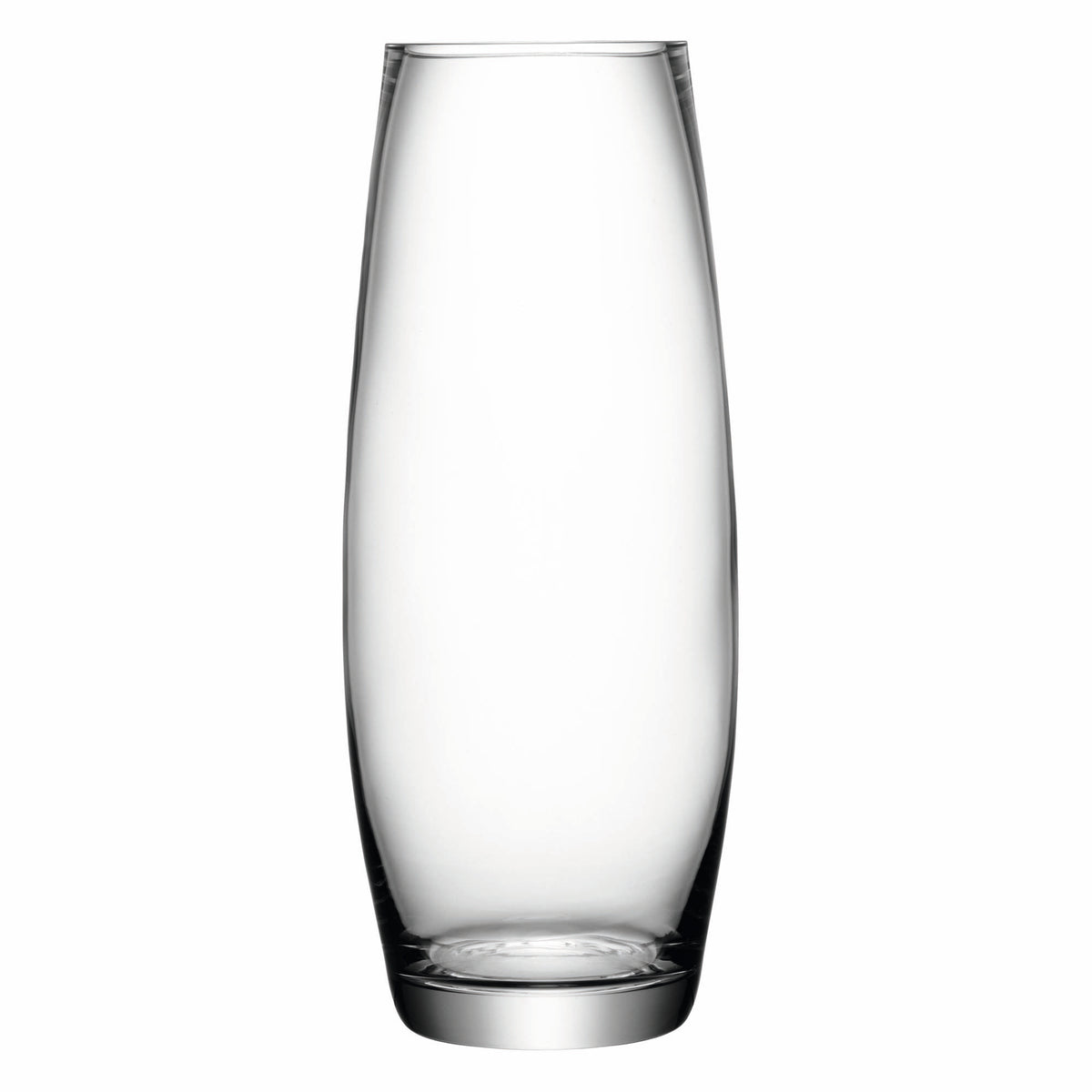 Clear Flower Grand Stem Vase by LSA, 41cm tall with a sleek design and transparent glass finish.