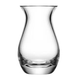 Clear LSA Flower vase, 17.5cm tall, with a sleek modern design perfect for floral arrangements.