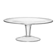 Clear LSA serve cakestand with a 31cm diameter, featuring a sleek round design perfect for displaying cakes and desserts.