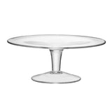 Clear LSA serve cakestand with a 31cm diameter, featuring a sleek round design perfect for displaying cakes and desserts.