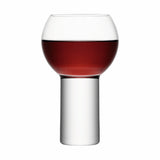 Pair of LSA Boris wine goblets, 360ml clear glass weinglas with elegant design, perfect for wine tasting and serving.