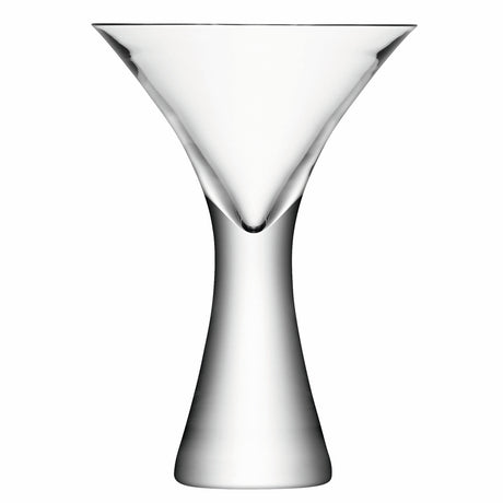 Pair of LSA Moya cocktail glasses, 300ml clear glassware for cocktails, shown with transparent design and elegant shape.