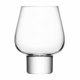Set of two clear LSA Madrid liquor glasses, 460 ml capacity, elegant design, perfect for serving spirits or liqueurs.