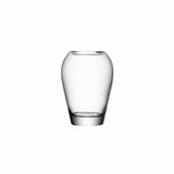 Clear glass vase with a flower garden bouquet design, 25cm tall, by LSA, perfect for floral arrangements.