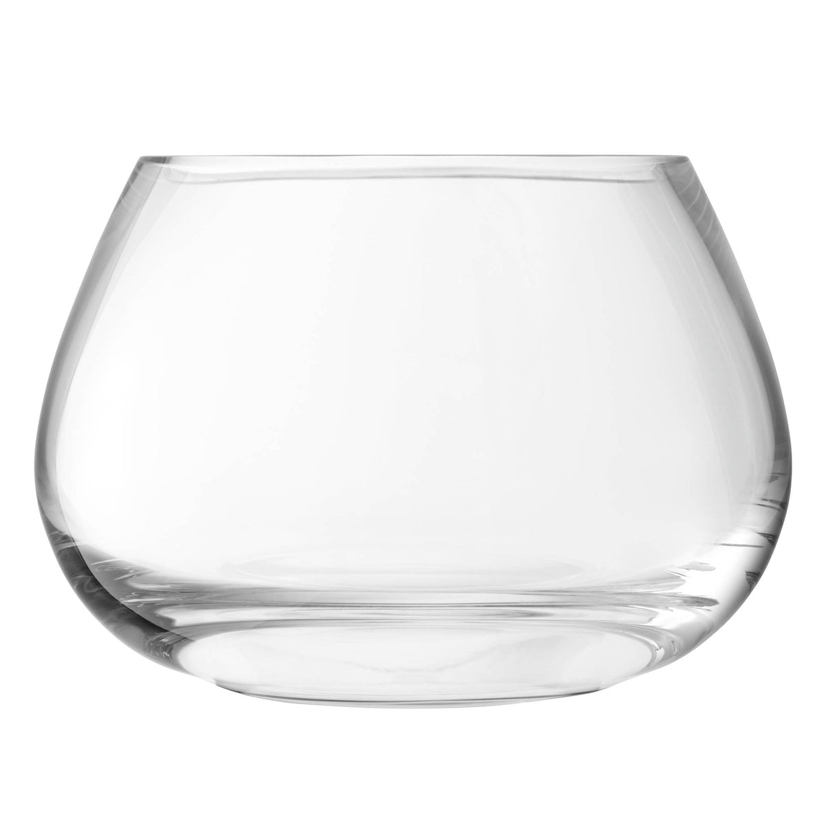 Clear LSA Flower Table Arrangement Vase with a height of 11.5cm, designed for floral displays and table decor.