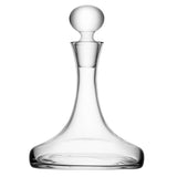 Clear glass LSA Bar Ships decanter with a 1L capacity, featuring a sleek design for storing and serving spirits or wine.
