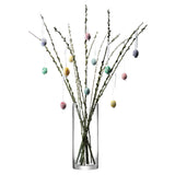 Clear LSA Column Giant Vase, 50cm tall with 20cm diameter, featuring a sleek design and transparent glass finish.