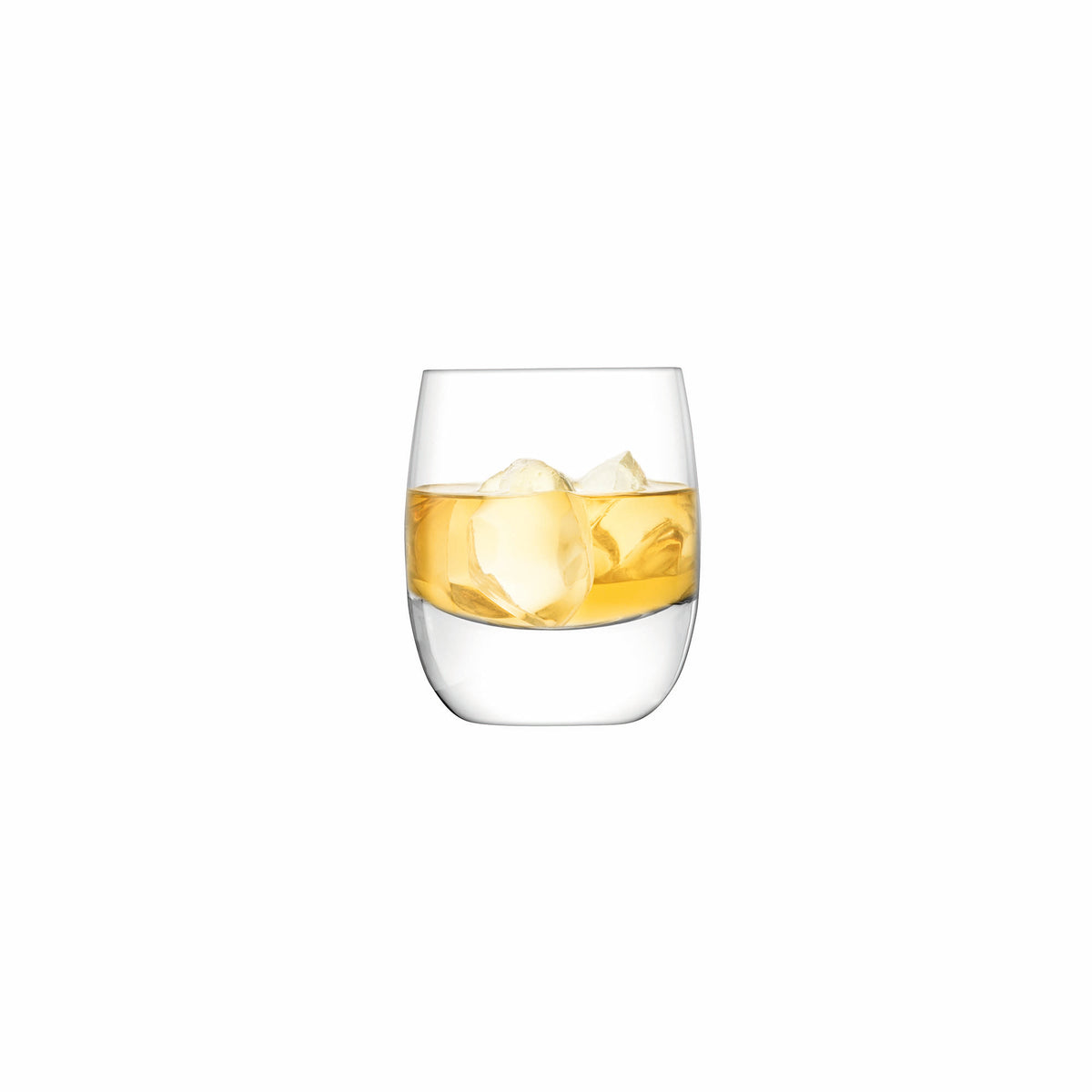 Pair of clear LSA whisky tumblers, 275ml each, with elegant design for enjoying whisky in a stylish glass.