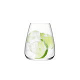 Pair of LSA Wine Culture water glasses, 590ml clear glass tumblers for wine or water, elegant and stylish drinkware.