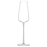 Pair of clear LSA Wine Culture champagne flutes, 330ml Sektglas with elegant design, perfect for celebrating special occasions.
