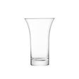 Clear LSA Flower Flared Bouquet Vase, 22cm tall with a flared design, showcasing elegant glass craftsmanship.