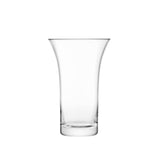 Clear glass LSA Flower Flared Bouquet Vase, 26cm tall, with a graceful flared design for floral arrangements