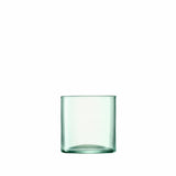 Set of four LSA CANOPY matte 350ml tumblers, stylish glass drinkware with sleek design and durable finish.