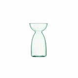 LSA Canopy Trio Vase Set with recycled glass, featuring three elegant vases in different shapes, 13cm tall.