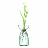 LSA Canopy Trio Vase Set with recycled glass, featuring three 13cm vases in a modern design, perfect for floral arrangements.
